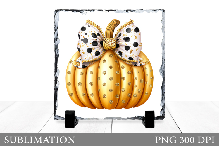 Fall Pumpkin Slate Sublimation. Fall Pumpkin Sublimation