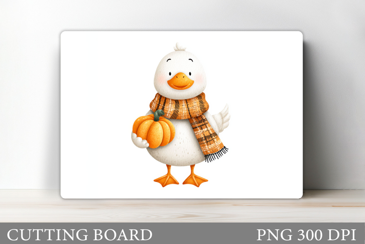 Fall Goose Cutting Board. Fall Cutting Board Sublimation