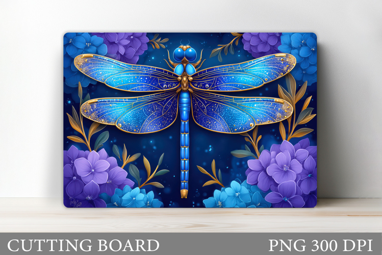 Dragonfly Cutting Board Design. Dragonfly Sublimation