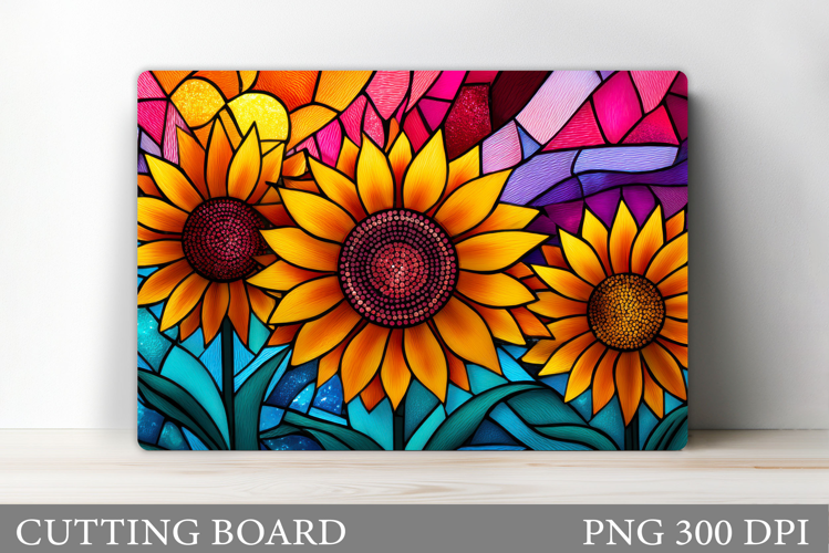 Sunflowers Cutting Board. Flowers Kitchen Cutting Board