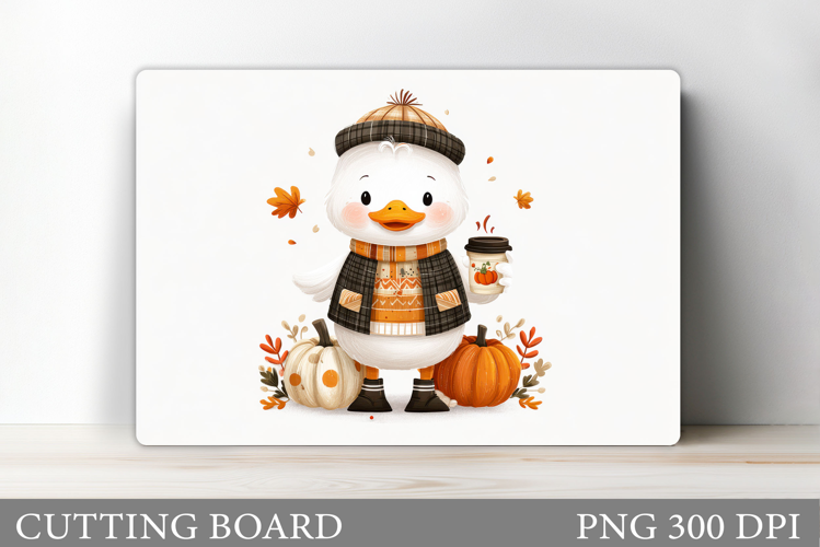 Fall Goose Cutting Board. Fall Cutting Board Sublimation