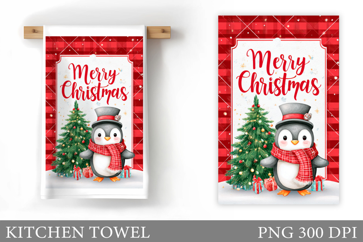 Christmas Penguin Clipart Image 13