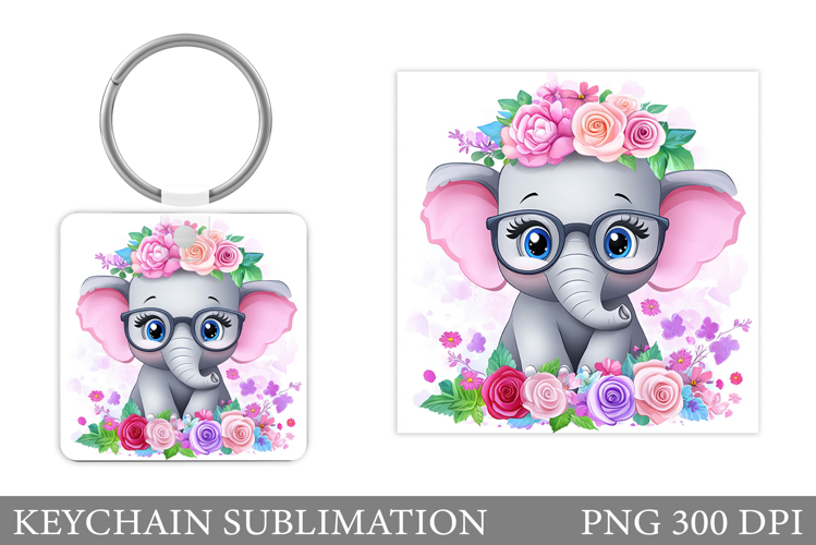 Cute Elephant Clipart Image 11