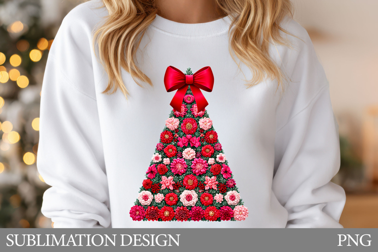 Christmas Tree T-Shirt Design. Christmas Tree Sublimation