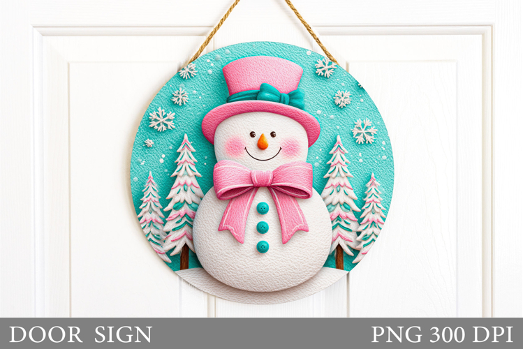 Christmas Snowman Clipart Image 12