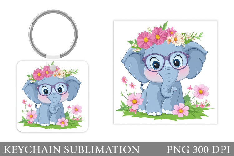 Cute Elephant Clipart Image 20