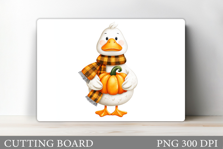 Fall Goose Cutting Board. Fall Cutting Board Sublimation