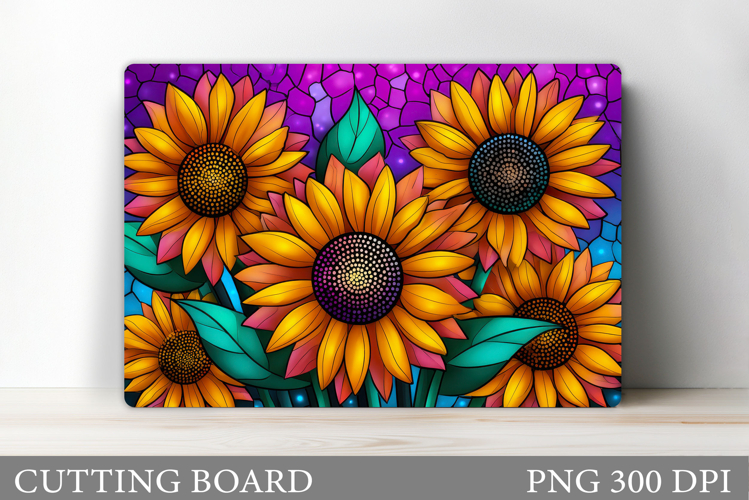 Sunflowers Cutting Board. Flowers Kitchen Cutting Board