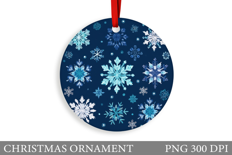 Snowflakes Christmas Ornament. Christmas Ornament Design