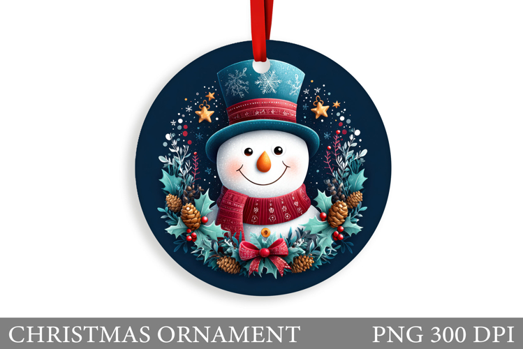 Cute Snowman Clipart Image 9