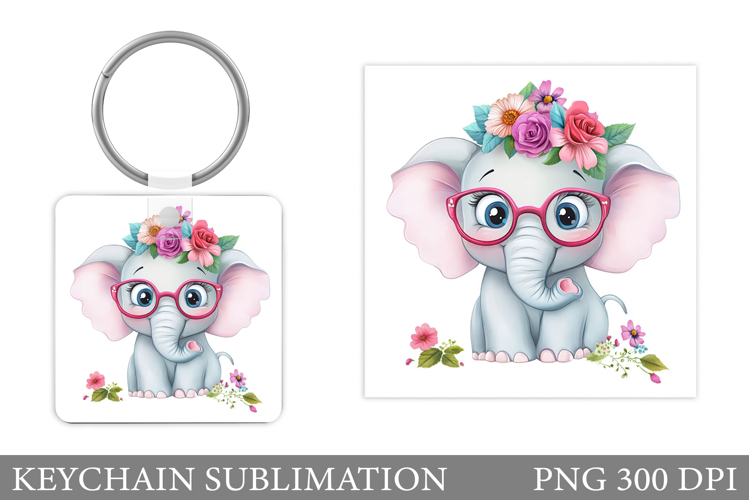 Cute Elephant Clipart Image 15
