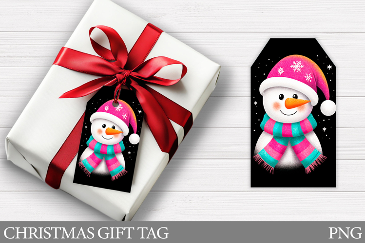Christmas Snowman Gift Tag. Christmas Gift Tags Printable