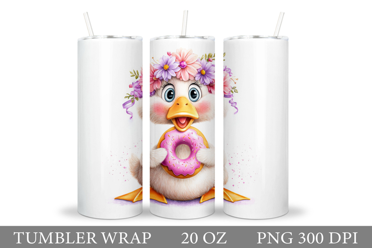 Cute Goose Tumbler Design. Cute Goose Sublimation