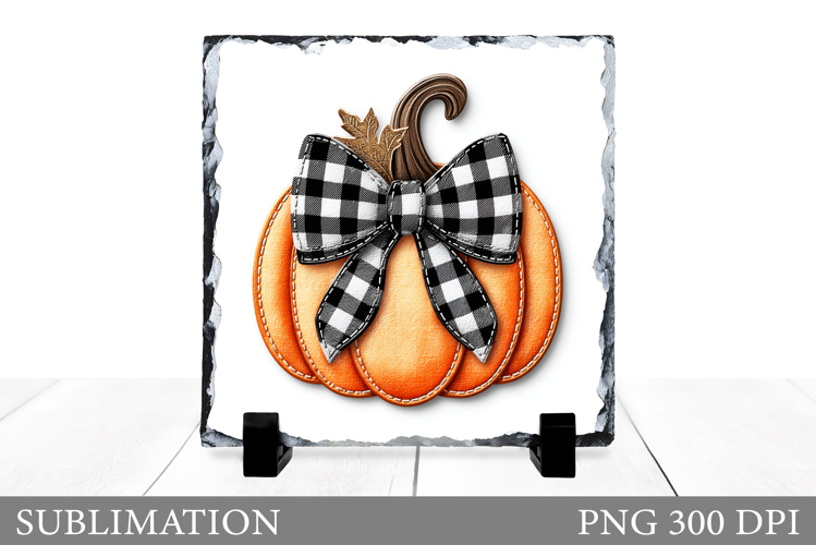 Fall Pumpkin Sublimation. Fall Pumpkin Slate Sublimation