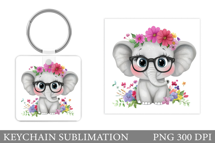 Cute Elephant Clipart Image 19