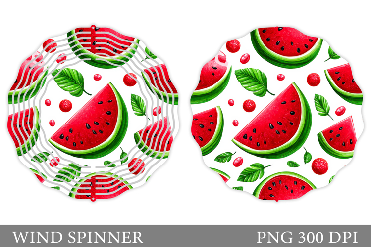 Watermelon Wind Spinner Design. Watermelon Sublimation
