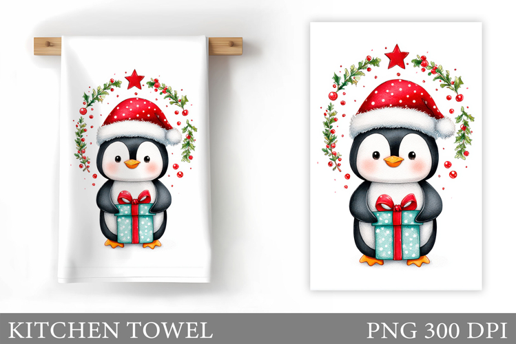 Christmas Penguin Clipart Image 19