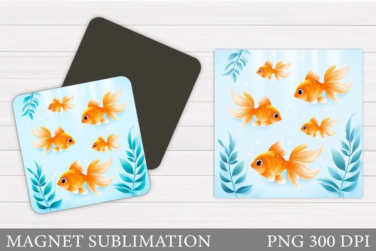 Cute Fish Magnet Design. Cute Fish Sublimation