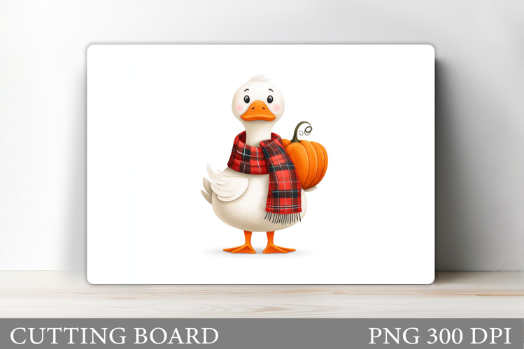 Fall Goose Cutting Board. Fall Cutting Board Sublimation