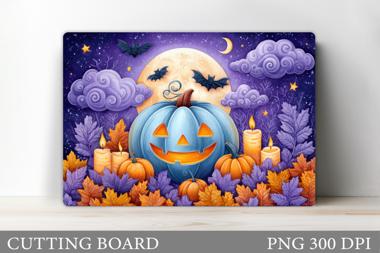 Halloween Pumpkin Cutting Board. Halloween Cutting Board