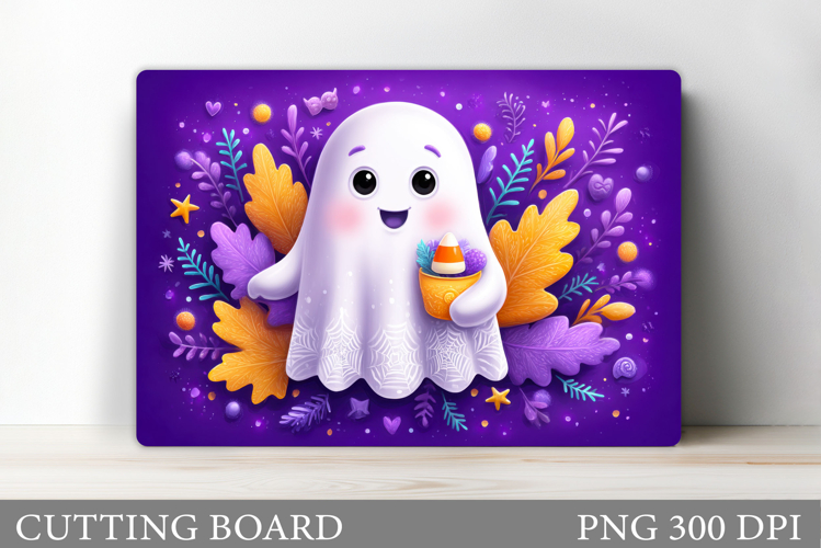 Cute Halloween Cutting Board. Cute Ghost Cutting Board