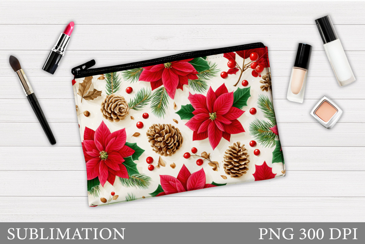 Poinsettia Cutting Board. Christmas Cutting Board Design