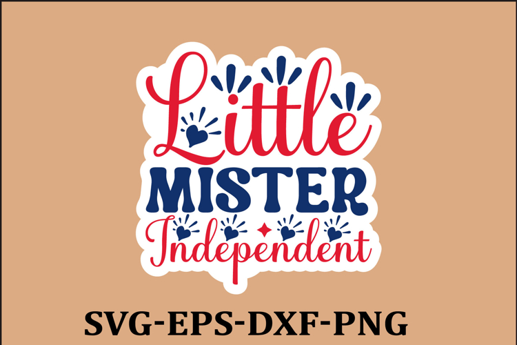 4th of July Sticker Svg Design, Patriotics Quotes Svg, 4t