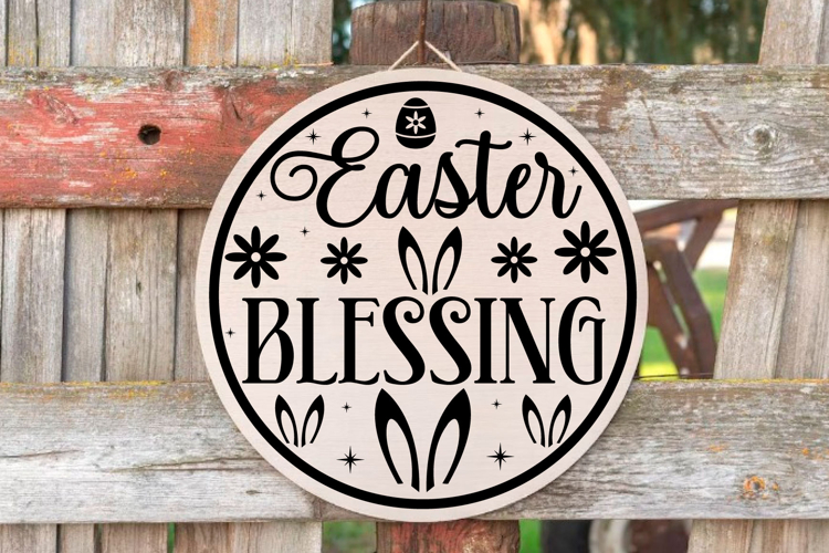 Happy Easter SVG Design Cute Easter Quotes SVG Bunny SVG