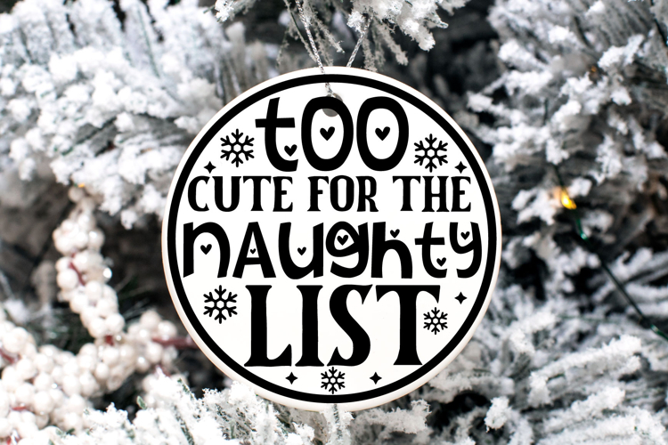 Christmas Round sign Svg Design Round Sign SVG quotes