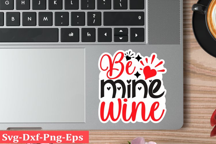 Valentine sticker SVG Design Valentine Love Sticker Svg