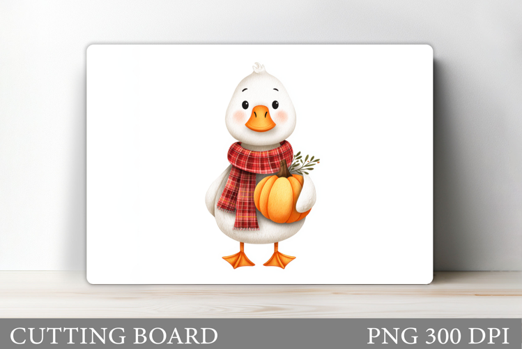 Fall Goose Cutting Board. Fall Cutting Board Sublimation
