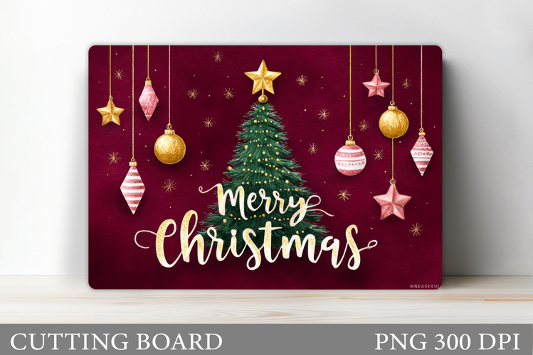 Christmas Tree Cutting Board. Kitchen Cutting Board Design
