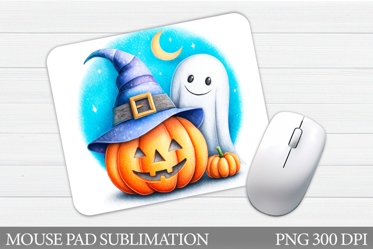 Halloween Pumpkin Mouse Pad. Halloween Mouse Pad Design