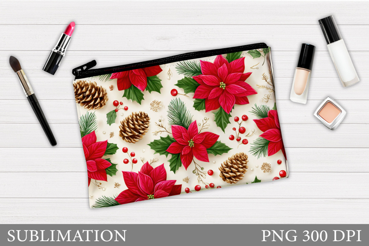 Poinsettia Cutting Board. Christmas Kitchen Cutting Board