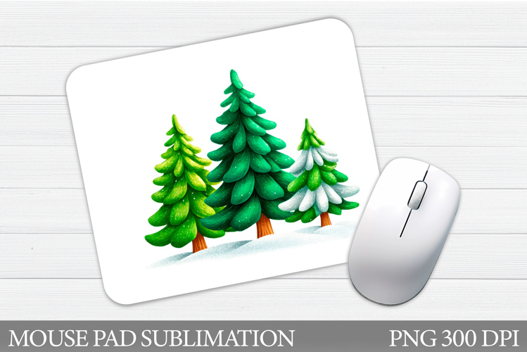 Christmas Tree Mouse Pad. Christmas Mouse Pad Design