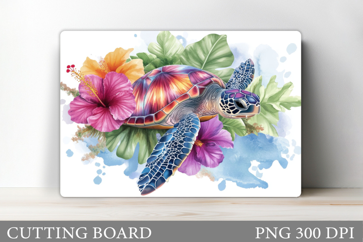 Turtle Kitchen Cutting Board. Sea Turtle Cutting Board