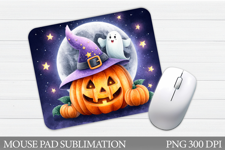 Halloween Pumpkin Mouse Pad. Halloween Mouse Pad Sublimation