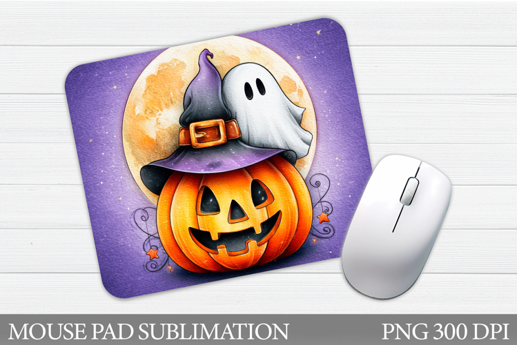 Halloween Pumpkin Mouse Pad. Halloween Mouse Pad Design