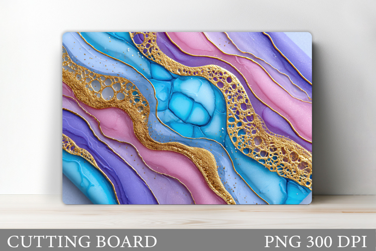 Abstraction Cutting Board. Texture Cutting Board Design