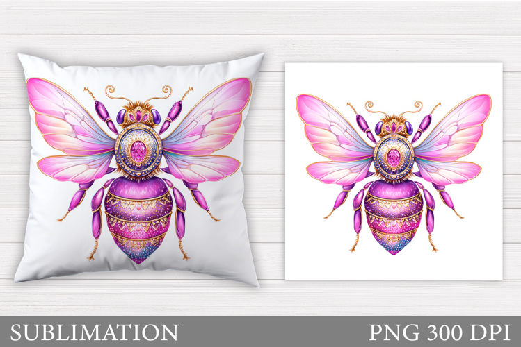 Bee Pillow Sublimation. Bee Sublimation