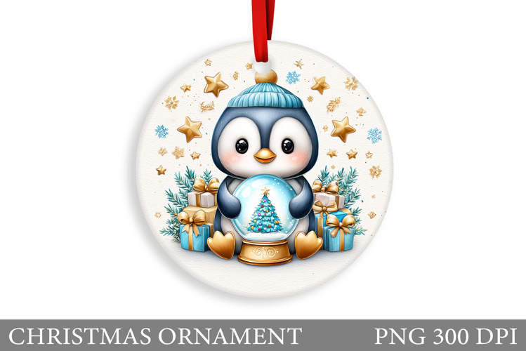 Christmas Penguin Clipart Image 3