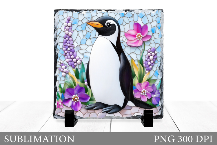 Cute Penguin Sublimation. Cute Penguin Slate Design