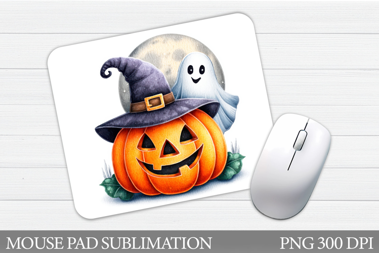 Halloween Pumpkin Mouse Pad. Halloween Mouse Pad Sublimation