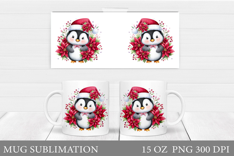 Christmas Sloth Mug Design. Christmas Mug Sublimation