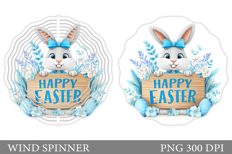 Easter Bunny Wind Spinner. Easter Wind Spinner Design