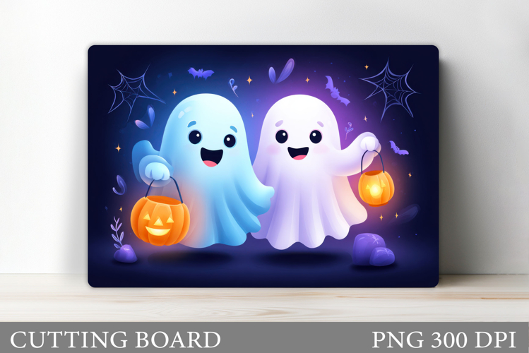 Halloween Ghost Cutting Board. Halloween Cutting Board