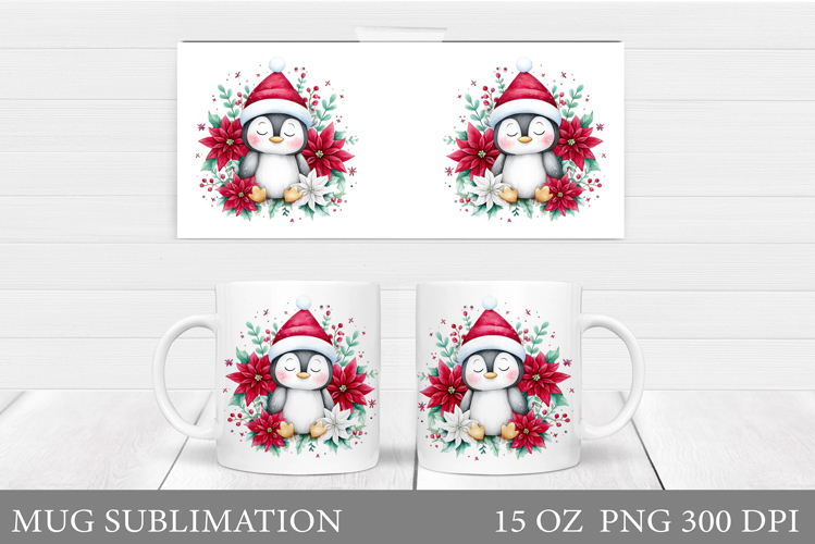 Christmas Sloth Mug Design. Christmas Mug Sublimation