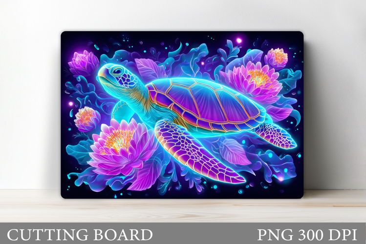 Turtle Kitchen Cutting Board. Sea Turtle Cutting Board