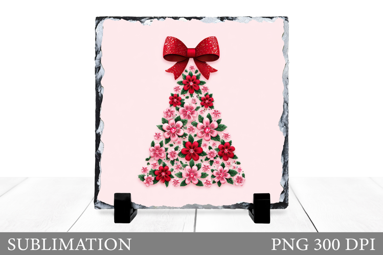 Christmas Tree Slate Design. Christmas Tree Sublimation