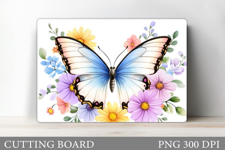 Butterfly Cutting Board. Flower Cutting Board Sublimation